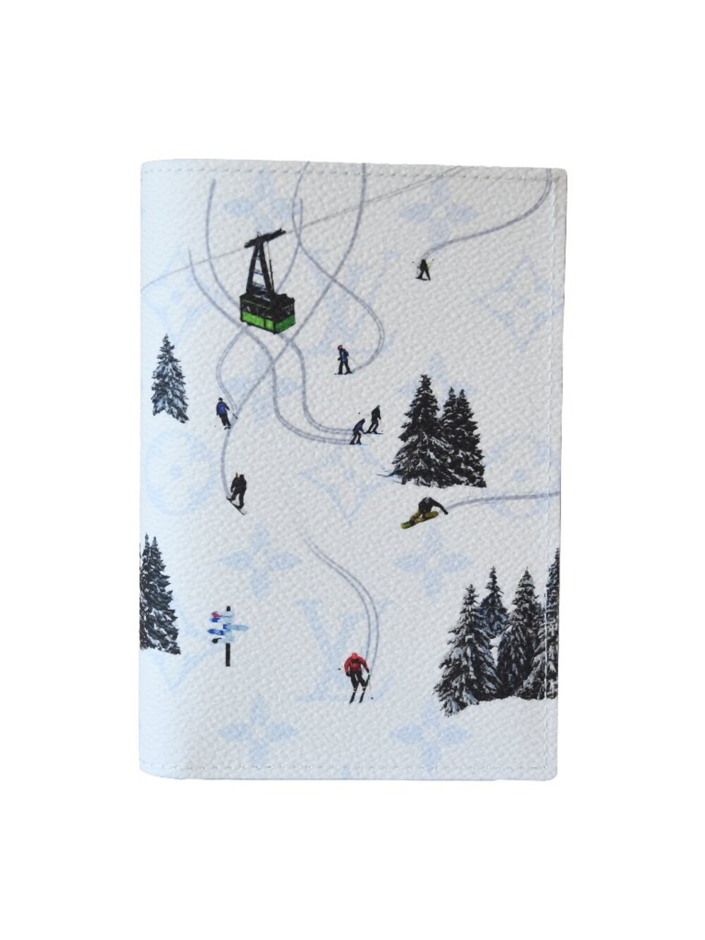 Louis Vuitton Monogram Ski Passport Cover White
